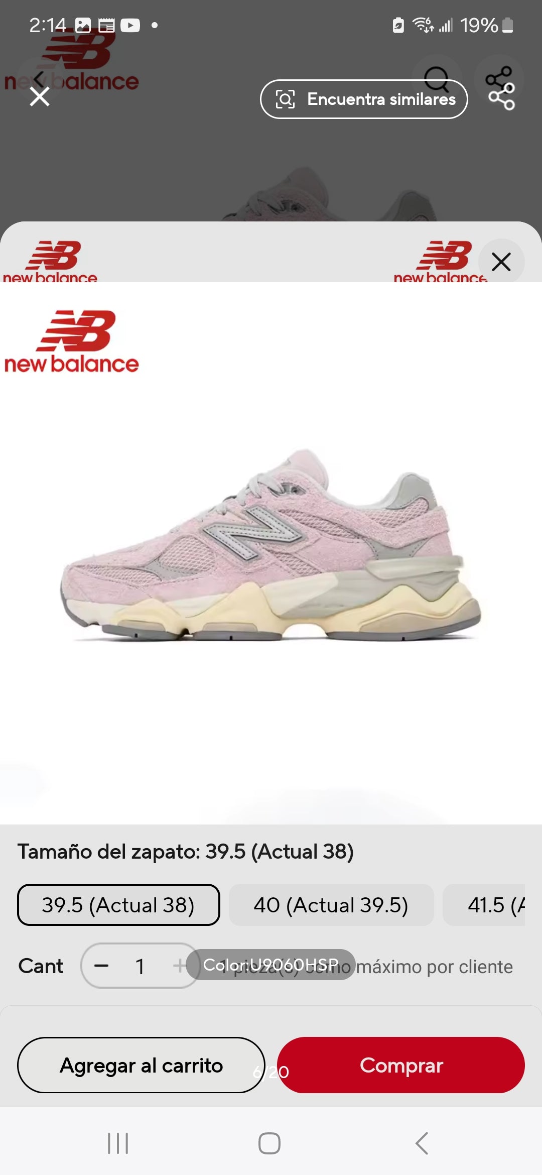 zapatillas deportivas originales new balance NB 9060 modelo U9060ECA